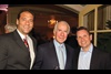 Comcast-Spectacor VP of public relations Ike Richman, Champions honoree and Comcast-Spectacor Chairman Ed Snider, and MSG SVP of sales Ron Skotarczak