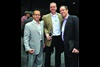 From left, Aramark’s Gary Jacobus and J.P. Paul and Steve LaCroix of the Minnesota Vikings