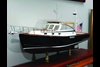 Basche had models of two important boats in his life: a PCF, or Swift Boat, one of the boats he served on in Vietnam off the destroyer USS Haverfield, and his 30-year-old, 34-foot Wilbur Maine lobster boat, which he enjoys taking out on Long Island Sound.
