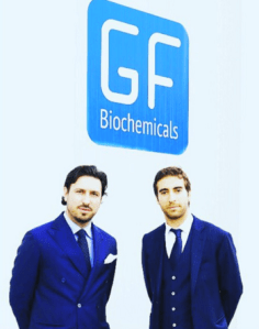 Arsenal midfielder and GF Biochemicals co-founder Mathieu Flamini (r), along partner Pasquale Granata (l). (Photo credit: TheConversation.com) 