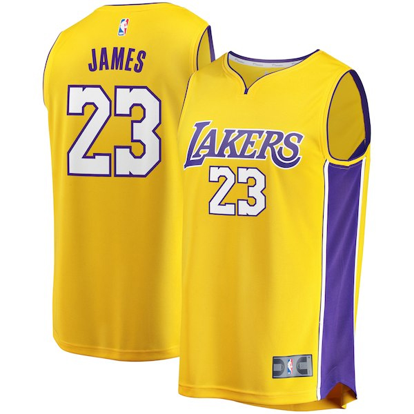 lebron james signed lakers jersey