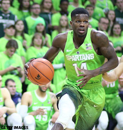 michigan state lime green jersey