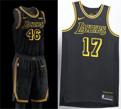 lakers new uniforms