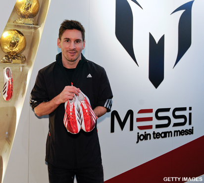 messi and adidas