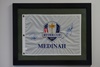 2012 Ryder Cup flag signed by captains Davis Love III and Jose Maria Olazabal.